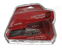 RCA CERWIN VEGA DE 6 PIES Y 4 RCA - CERWIN VEGA